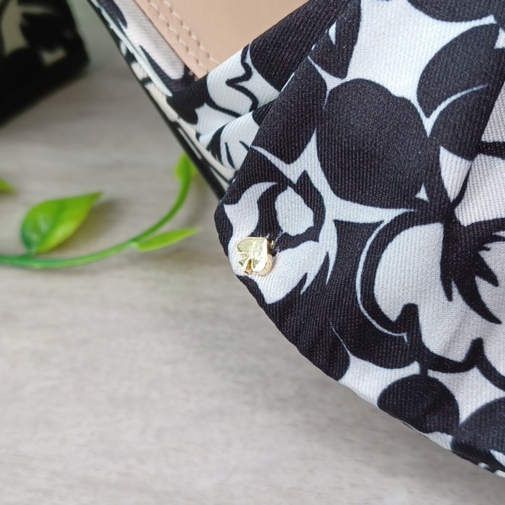 Kate Spade New York Lucie Tropical Foliage Floral Print Platform Sandals NIB - Picture 3 of 12